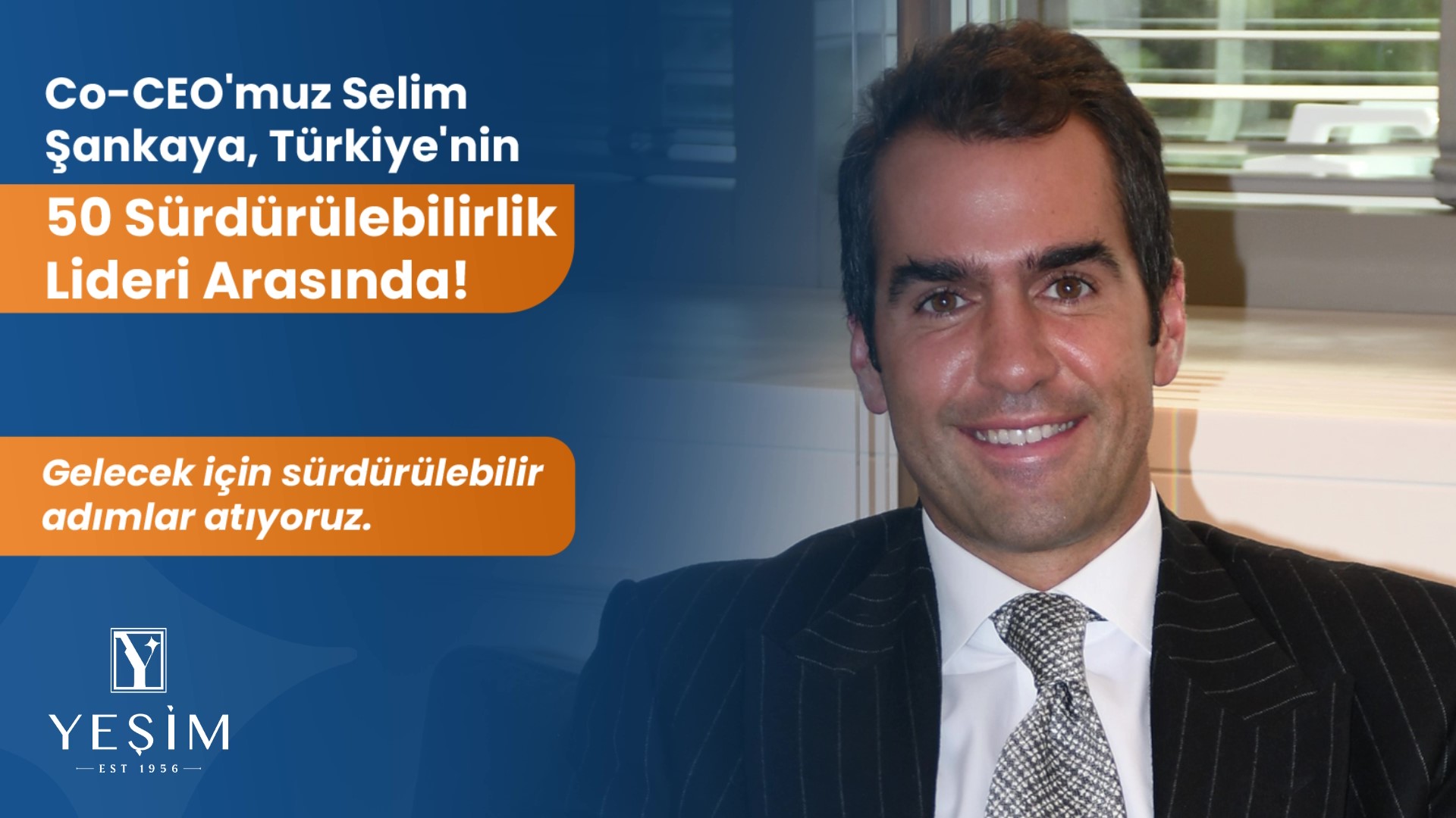 Yeşim Grup Co-CEO'su Selim Şankaya, "Türkiye'nin 50 Sürdürülebilirlik Lideri" Arasında!