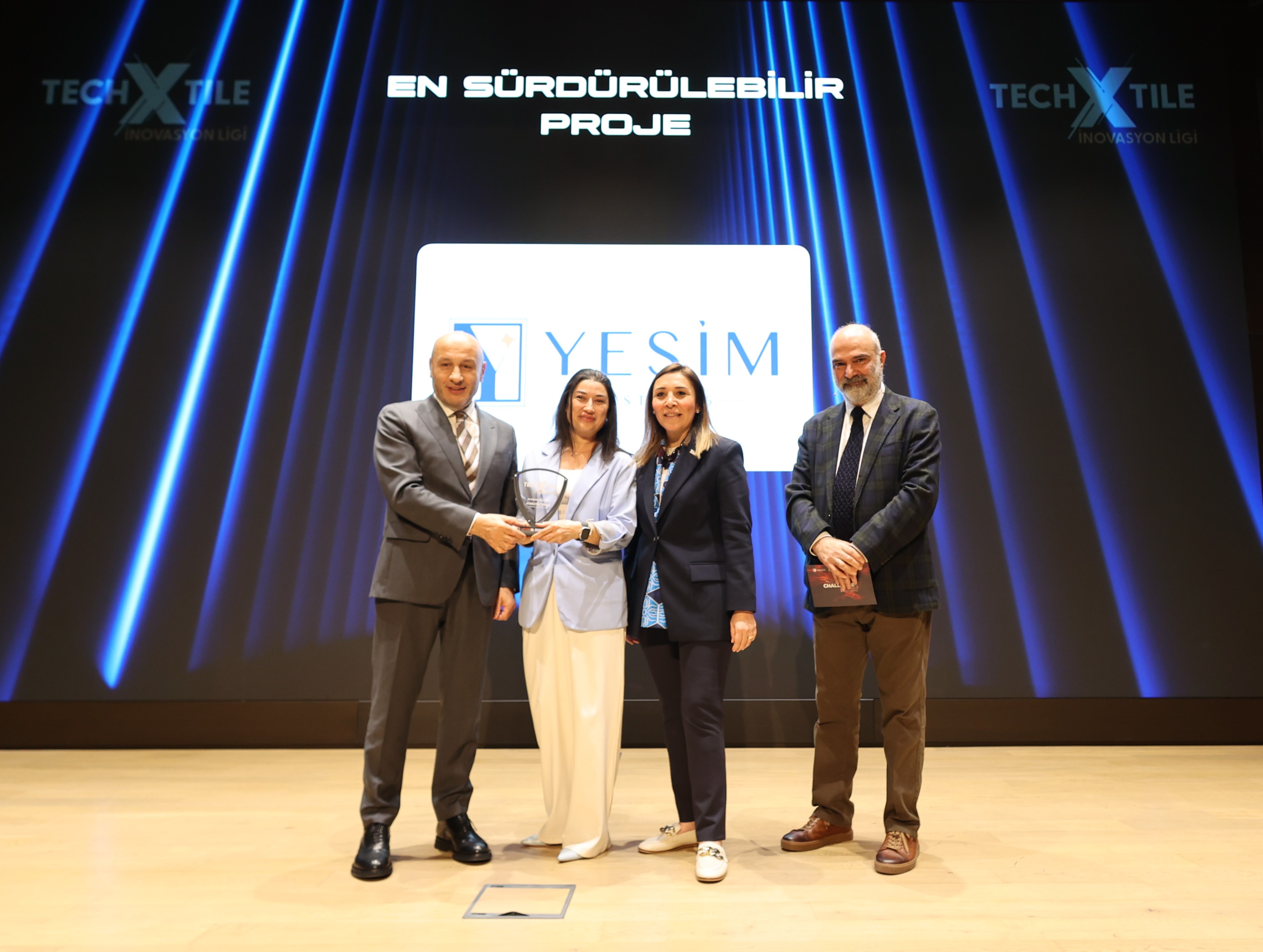 Yeşim Grup’a TechXtile İnovasyon Ligi'nden “En Sürdürülebilir Proje” Ödülü