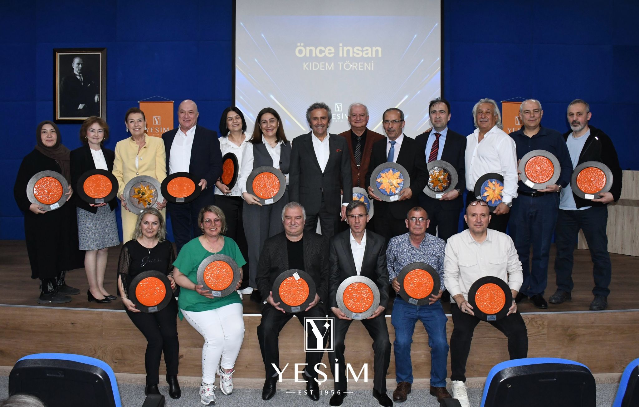 Yeşim Çalışanları Emeklilik ve Kıdem Törenleriyle Onurlandırıldı