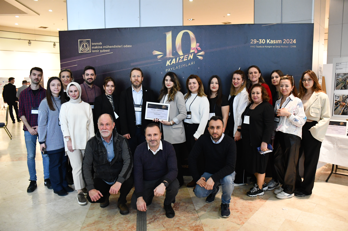 Yeşim Grup, MMO 10. Kaizen Paylaşımları Etkinliği’nde Dört Proje ile Yer Aldı
